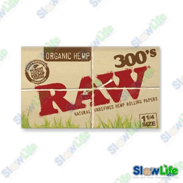 กระดาษมวน RAW Organic 1 1/4 300’s