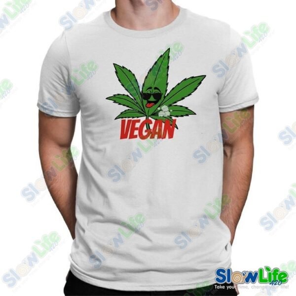 เสื้อยืด Vegan Cannabis Kush Weed