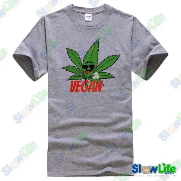 เสื้อยืด Vegan Cannabis Kush Weed - Image 2
