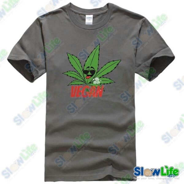 เสื้อยืด Vegan Cannabis Kush Weed - Image 3