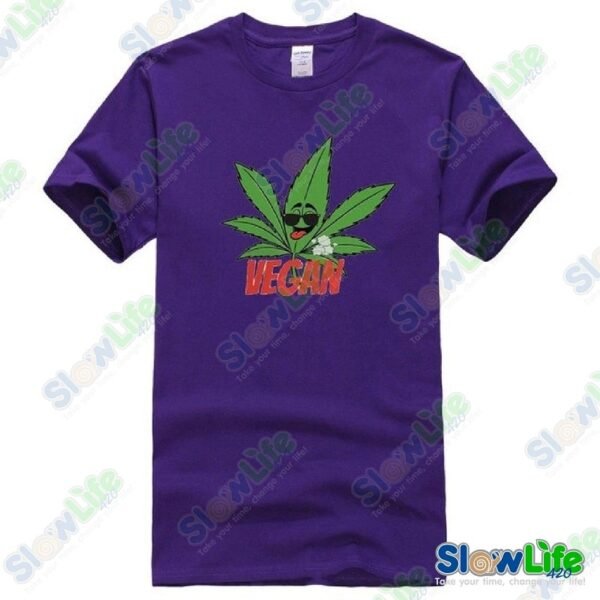เสื้อยืด Vegan Cannabis Kush Weed - Image 5