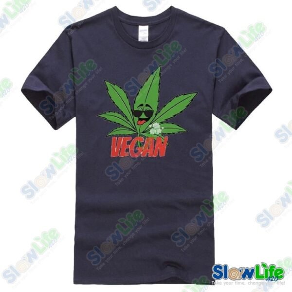 เสื้อยืด Vegan Cannabis Kush Weed - Image 7