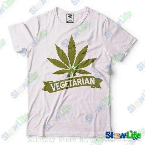 เสื้อยืด Weed Vegetarian - Image 2