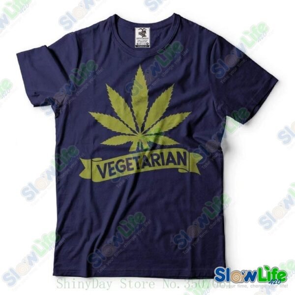เสื้อยืด Weed Vegetarian - Image 6