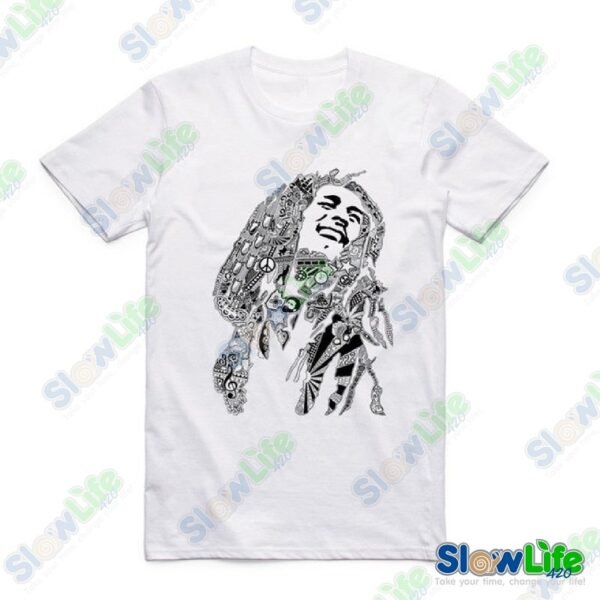 เสื้อยืด Bob Marley Rasta Rastafarian 420