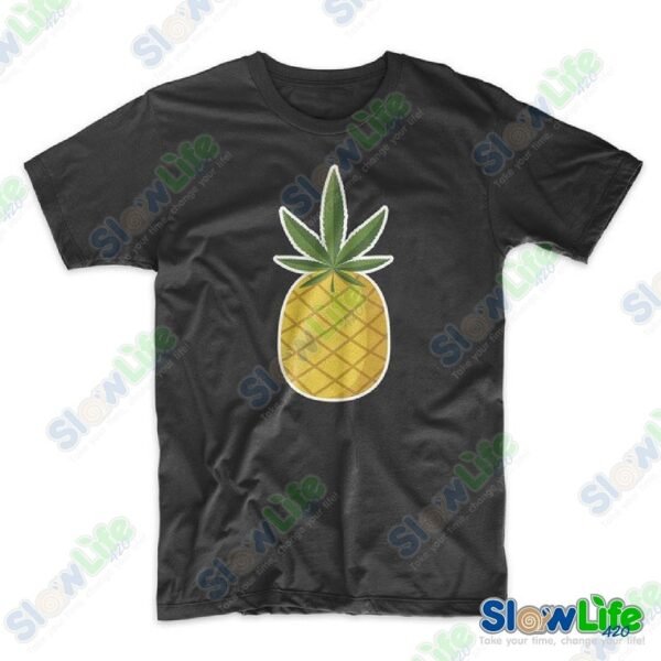 เสื้อยืด Pineapple Marijuana 420 - Image 2