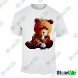 เสื้อยืด Ted Bear Smoking Bong