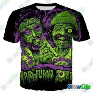 เสื้อยืด Marijuana Zombie