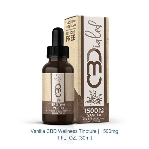 Vanilla CBD Wellness Tincture | 1500mg