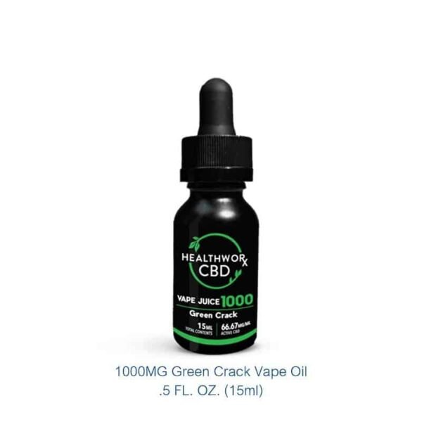 Green Crack CBD Vape Oil | 1000mg