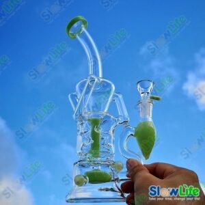 Double Glass Bong 10 นิ้ว