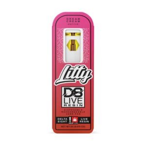 Litty-D8 Live Resin-Dream Cream-Sativa-Disposable