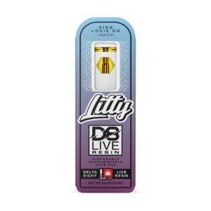 Litty-D8 Live Resin-King Louie OG-Indica-Disposable