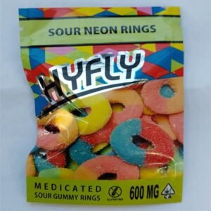 Hyfly Sour Neon Rings 600mg